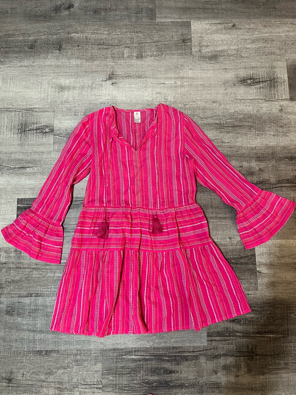 PQ SWIM Morgan Ruffled Cover-Up Tunic Dress - Picture 3 of 8